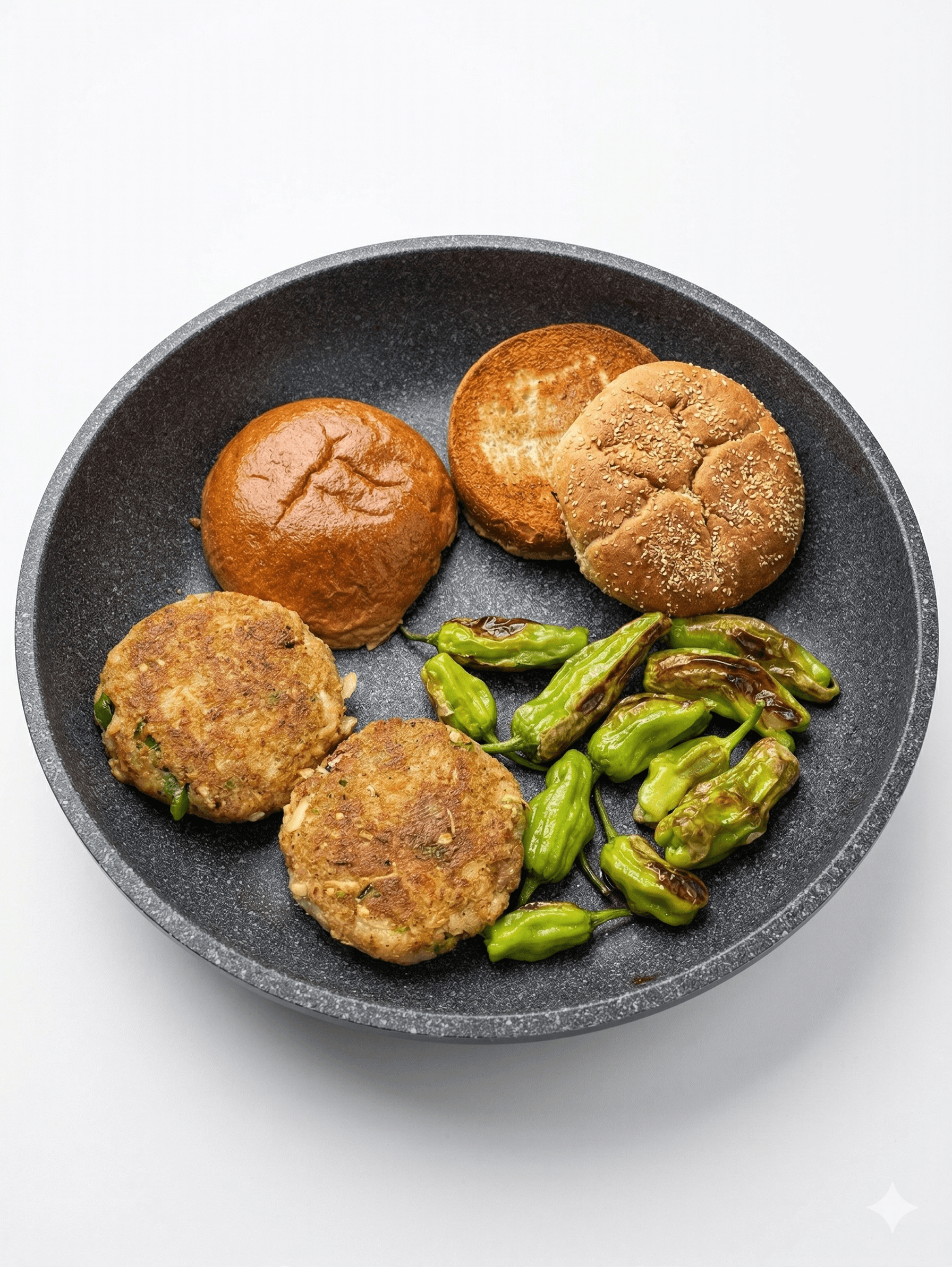 Potato and pea burgers